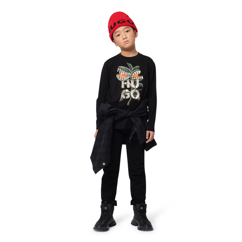 Enge Jeans aus Baumwolle HUGO 
                        BOY