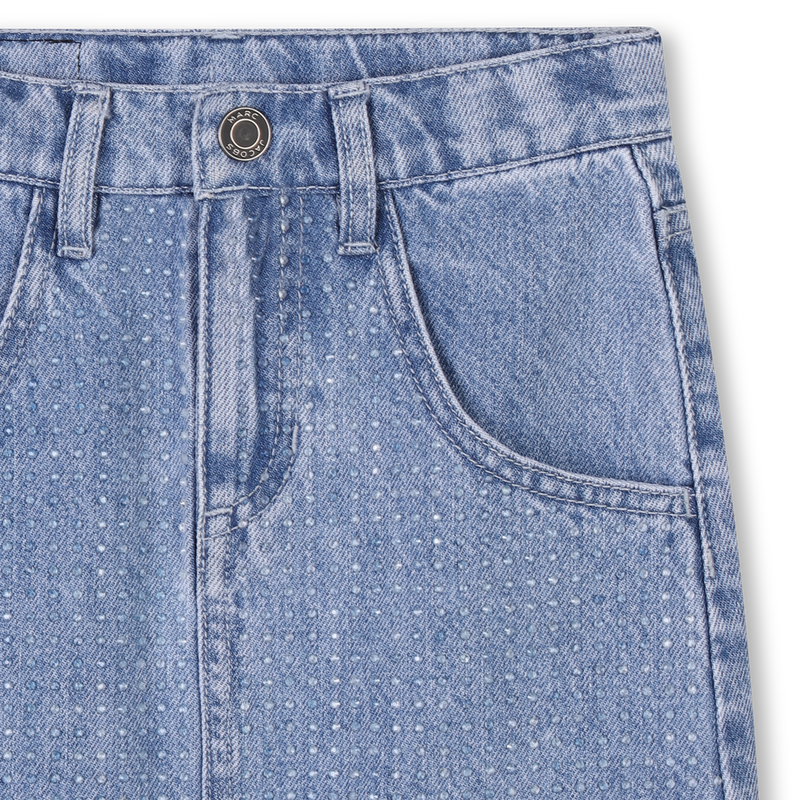 Jeansrock mit Strass MARC JACOBS 
                        GIRL