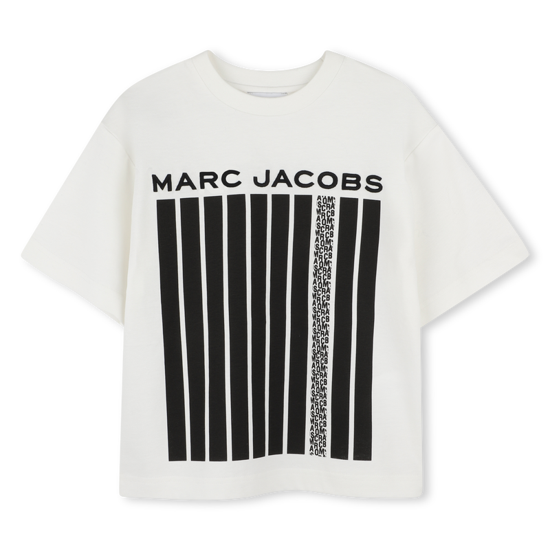 Zweifarbiges Baumwoll-T-Shirt MARC JACOBS 
                        BOY