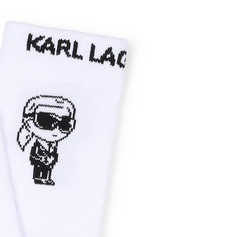 KNIESTRÜMPFE MIT PRINT KARL LAGERFELD KIDS 
                        UNISEX