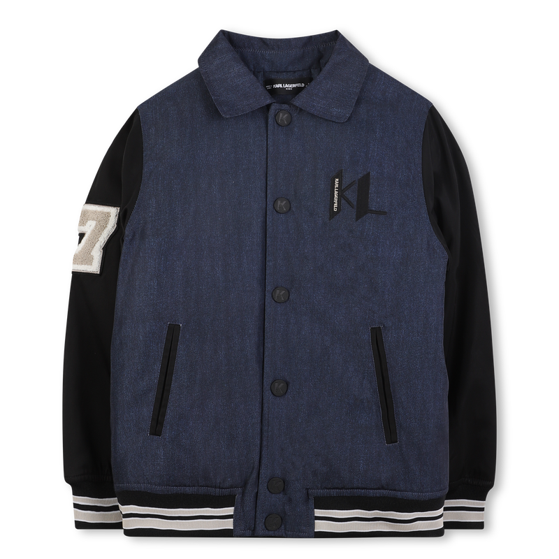 Bomberjacke aus Polyester KARL LAGERFELD KIDS 
                        BOY