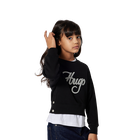 Sweatshirt mit Rundhalsausschnitt HUGO 
                    GIRL