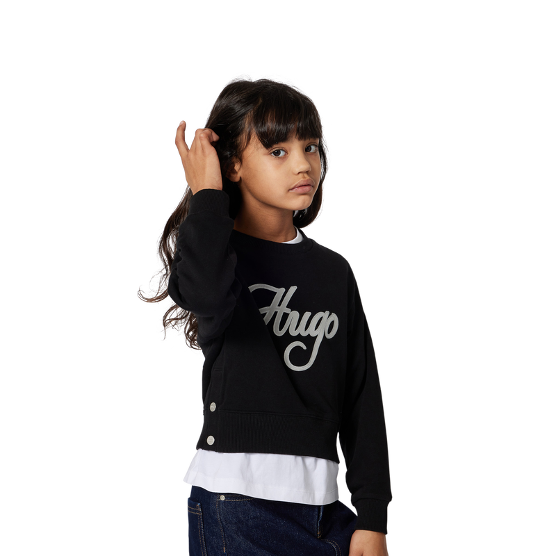 Sweatshirt mit Rundhalsausschnitt HUGO 
                        GIRL