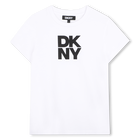 T-Shirt mit kurzen &Auml;rmeln, WEISS, hi-res
