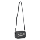 Handtasche, genarbtes und glatt beschichtetes Text KARL LAGERFELD KIDS 
                    GIRL