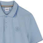Gerades Baumwoll-Poloshirt BOSS 
                    BOY