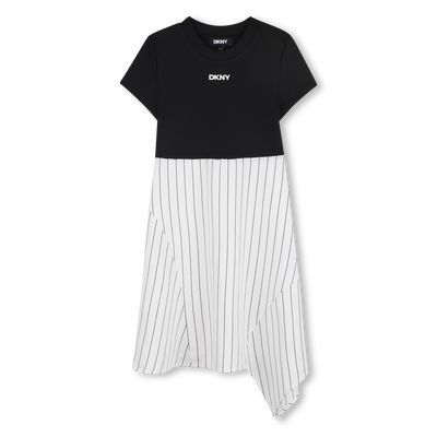 Festkleid aus Materialmix DKNY GIRL