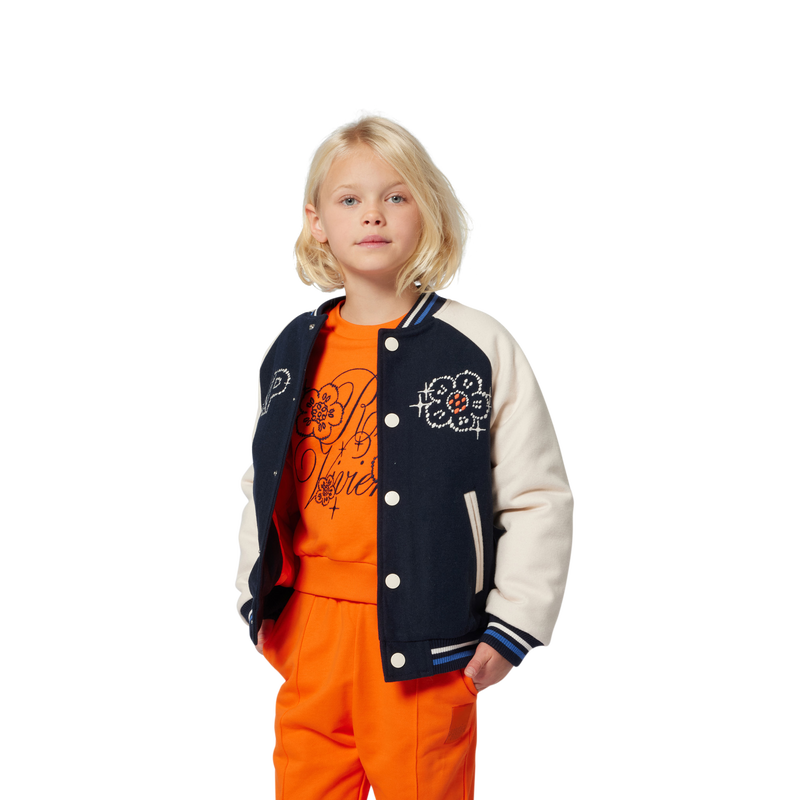 Bomberjacke mit Druckknopfverschluss KENZO KIDS 
                        GIRL