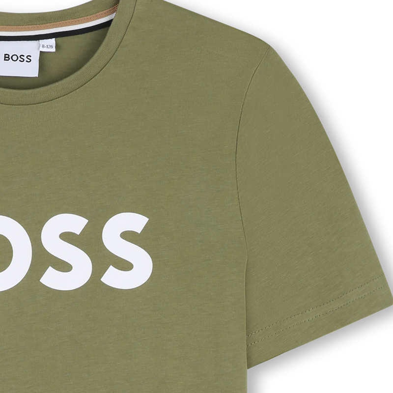 Kurz&auml;rmliges Baumwollshirt BOSS 
                        BOY