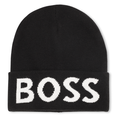 Strickm&uuml;tze mit Revers BOSS BOY
