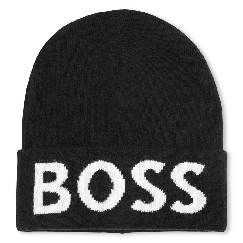Strickm&uuml;tze mit Revers BOSS 
                        BOY