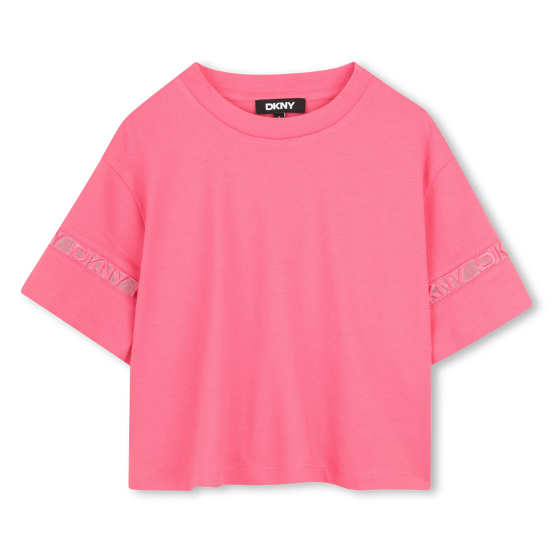 KURZ&Auml;RMELIGES T-SHIRT DKNY 
                        GIRL