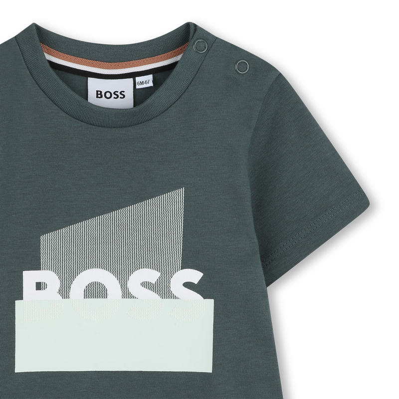 KURZ&Auml;RMELIGES T-SHIRT BOSS 
                        BOY