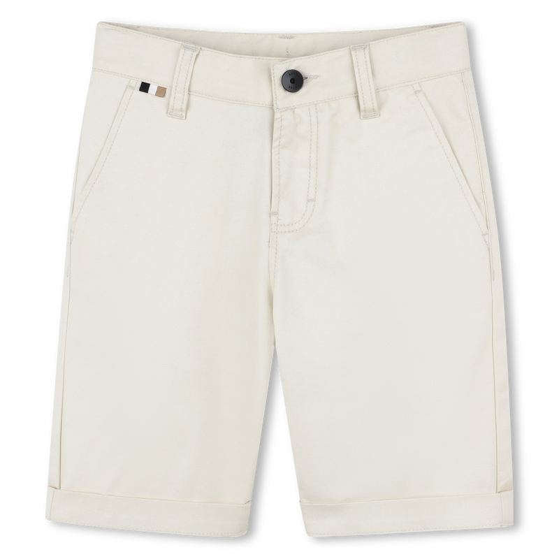 Gef&uuml;tterte Chino-Bermudas BOSS 
                        BOY