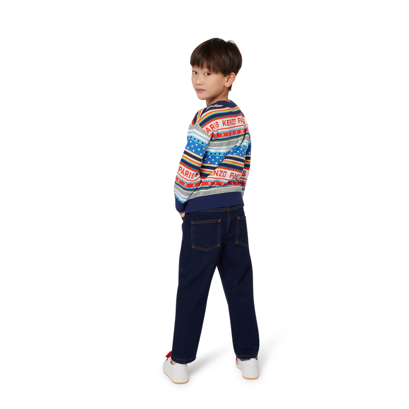 Strickpullover mit Muster KENZO KIDS 
                        BOY