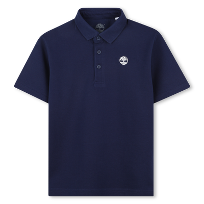 Einfarbiges Poloshirt mit Logo TIMBERLAND BOY