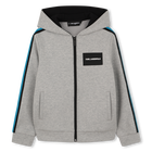 Kapuzenpullover mit reissverschluss KARL LAGERFELD KIDS 
                    BOY