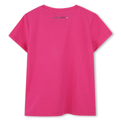 Kurzarm-T-Shirt KARL LAGERFELD KIDS GIRL