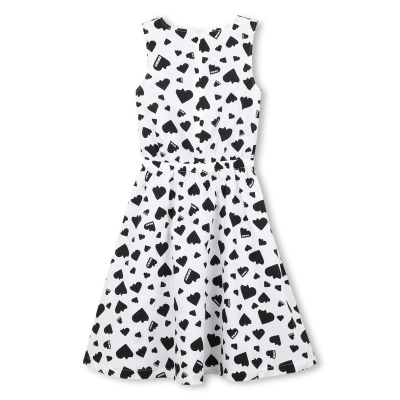 Baumwollkleid mit Print DKNY 
                        GIRL