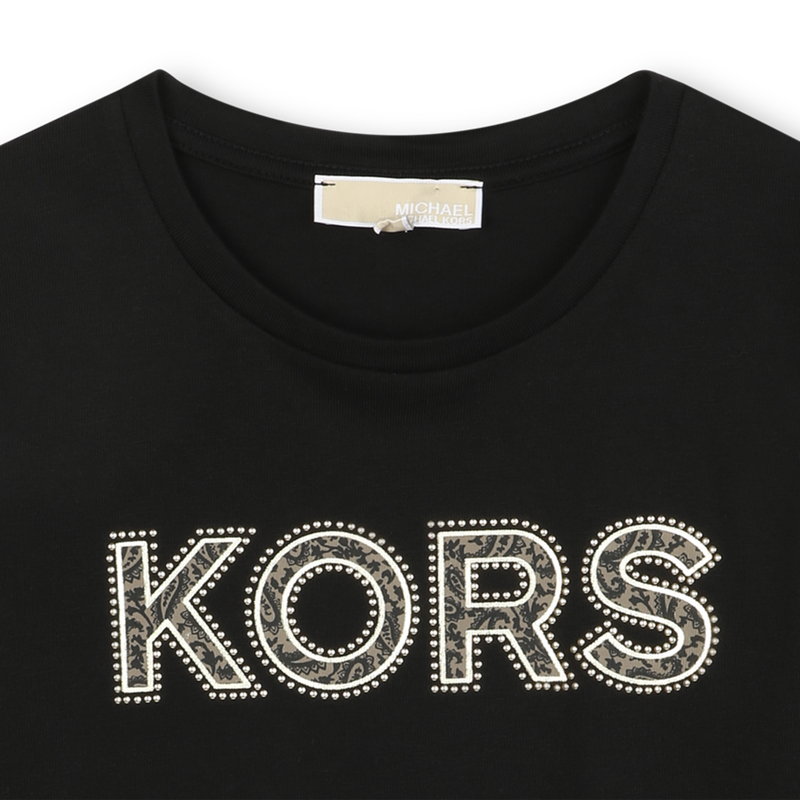 Lang&auml;rmeliges T-Shirt aus Jersey MICHAEL KORS 
                        GIRL