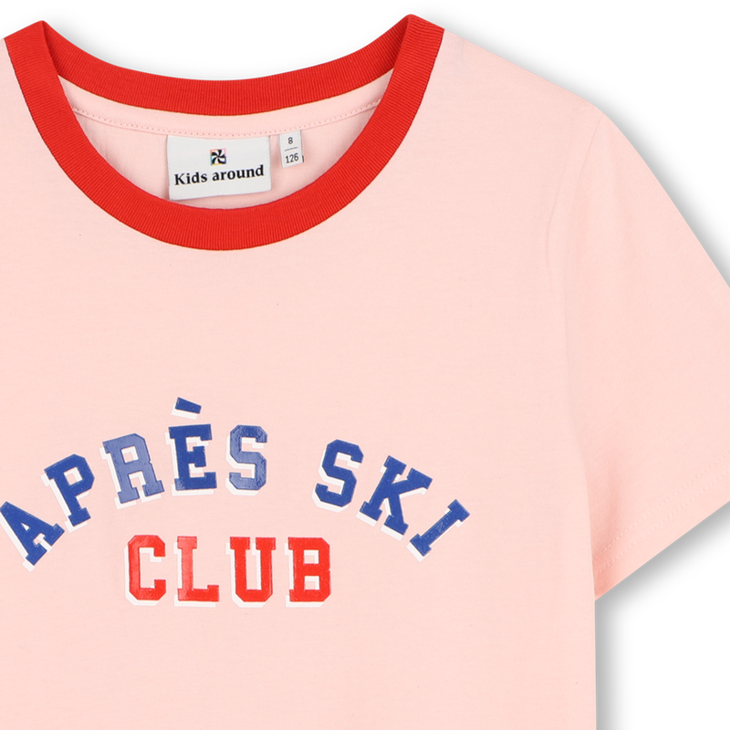T-Shirt mit kurzen &Auml;rmeln KIDS AROUND 
                        GIRL