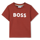 Kurz&auml;rmeliges t-shirt, BORDEAUX, hi-res