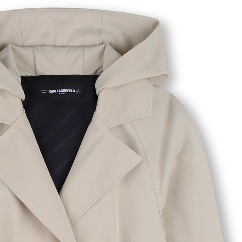 GEF&Uuml;TTERTER TRENCHCOAT KARL LAGERFELD KIDS 
                        GIRL