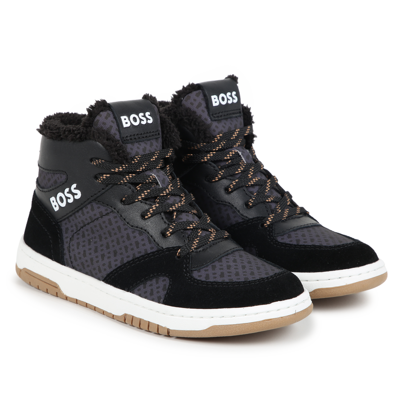 Leder-Sneakers zum Schn&uuml;ren BOSS 
                        BOY