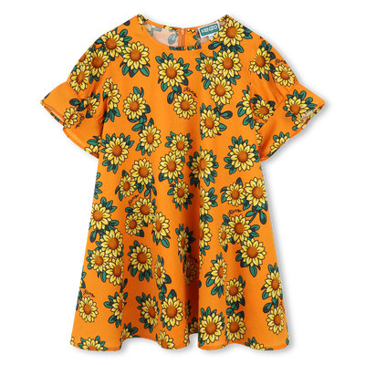 Kleid mit Sonnenblumen KENZO KIDS GIRL