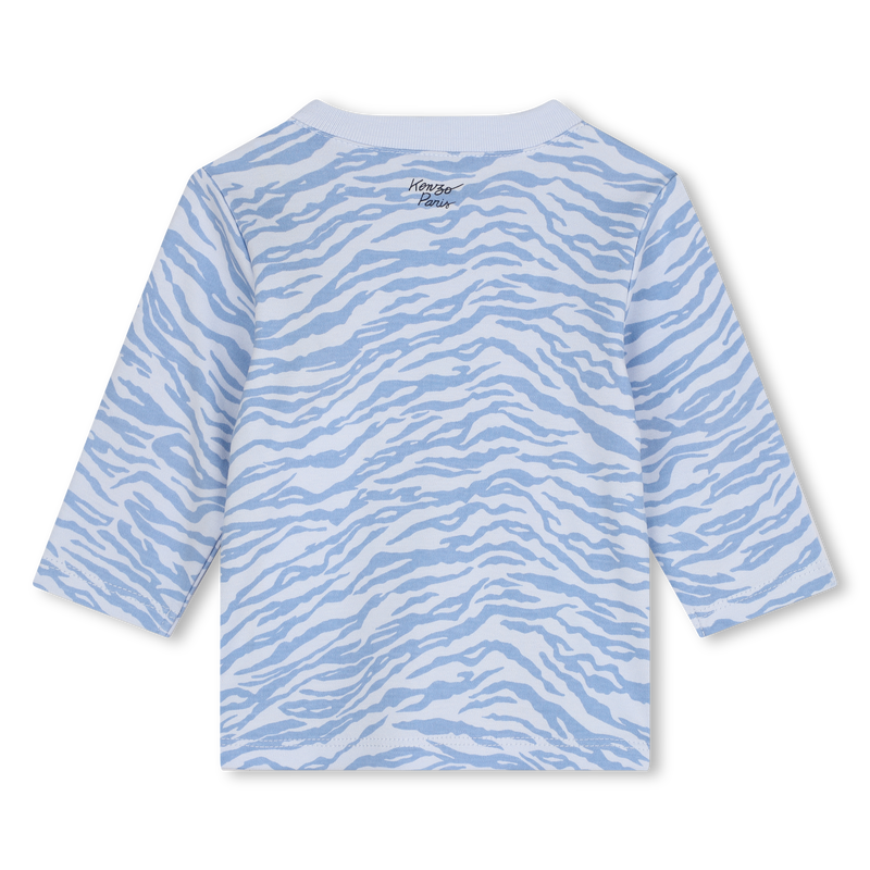 T-Shirt und Baumwoll-Latzhose KENZO KIDS 
                        BOY