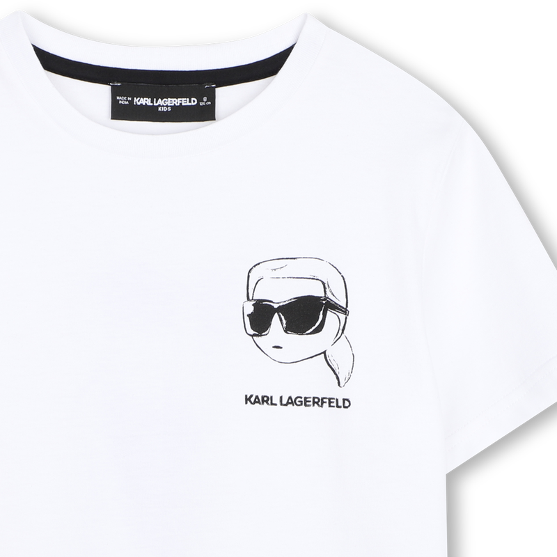T-Shirt mit kurzen &Auml;rmeln KARL LAGERFELD KIDS 
                        JUNGE