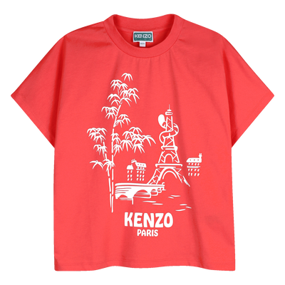 KURZ&Auml;RMELIGES T-SHIRT KENZO KIDS UNISEX