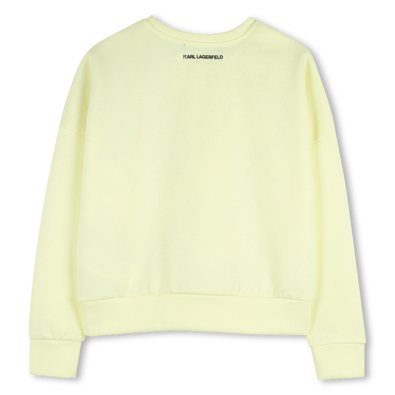BEDRUCKTES MAXI-SWEATSHIRT KARL LAGERFELD KIDS 
                        GIRL