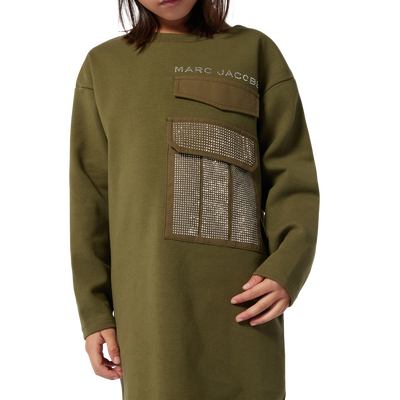 Langarm-Kleid aus Baumwolle MARC JACOBS GIRL