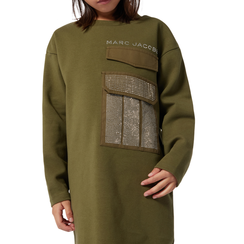 Langarm-Kleid aus Baumwolle MARC JACOBS 
                        GIRL