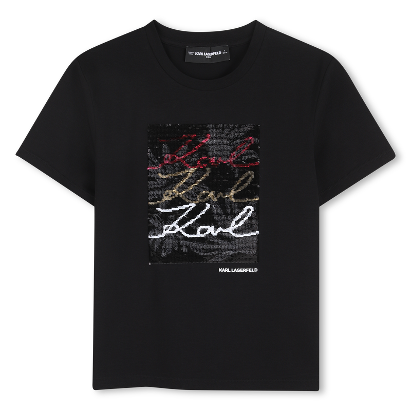 KURZ&Auml;RMELIGES T-SHIRT KARL LAGERFELD KIDS 
                        GIRL