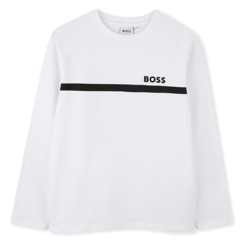 Lang&auml;rmeliges t-shirt BOSS 
                        BOY