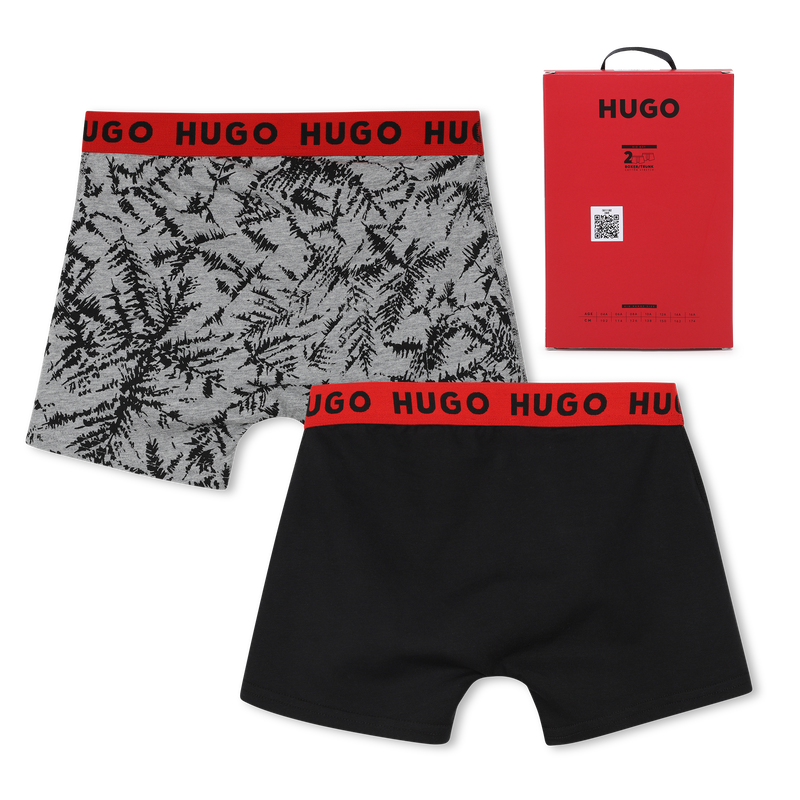 SET MIT 2 BOXERSHORTS HUGO 
                        BOY