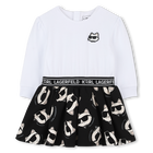 Lang&auml;rmeliges Kleid KARL LAGERFELD KIDS 
                    GIRL