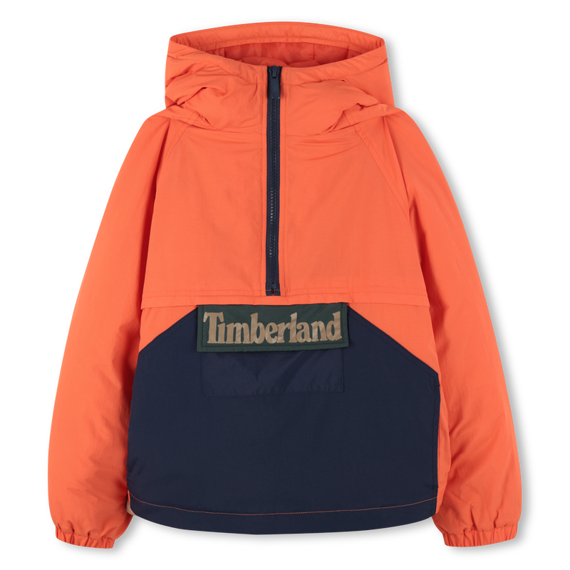 Zweifarbige Windjacke mit Kapuze TIMBERLAND 
                        BOY