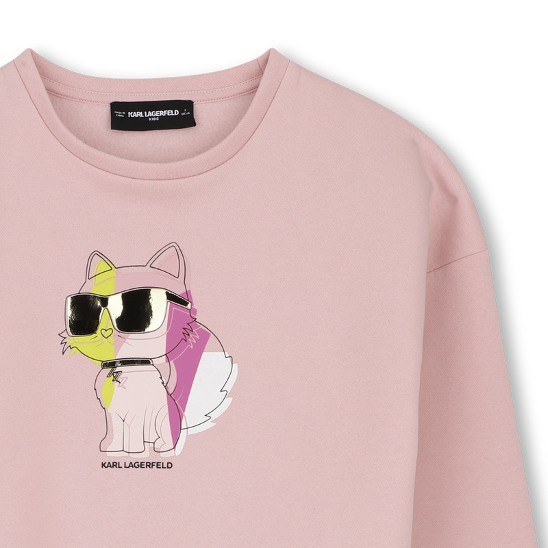Sweatshirt KARL LAGERFELD KIDS 
                        M&Auml;DCHEN