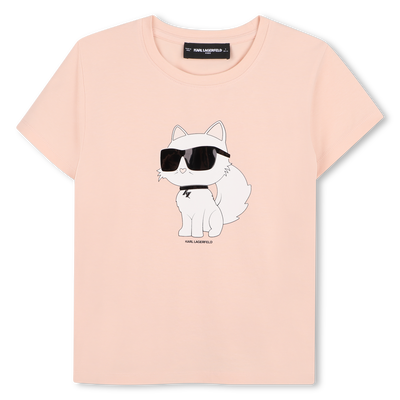 Kurz&auml;rmeliges t-shirt KARL LAGERFELD KIDS GIRL