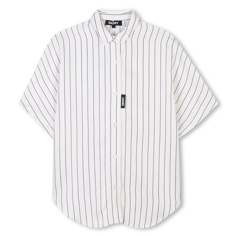 Langes, gestreiftes Hemd DKNY 
                        GIRL