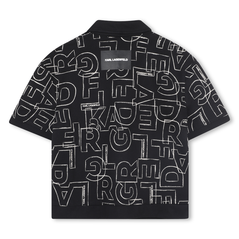 Kurzärmeliges Hemd aus Jersey KARL LAGERFELD KIDS 
                        BOY