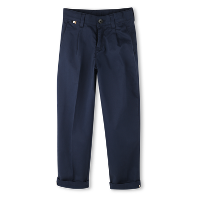 Melierte Hose aus Twill BOSS BOY