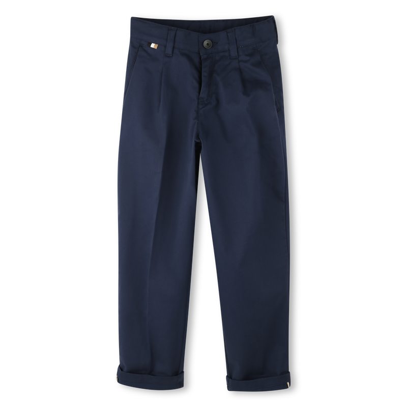 Melierte Hose aus Twill BOSS 
                        BOY