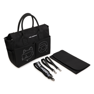 Bedruckte Wickeltasche KARL LAGERFELD KIDS UNISEX