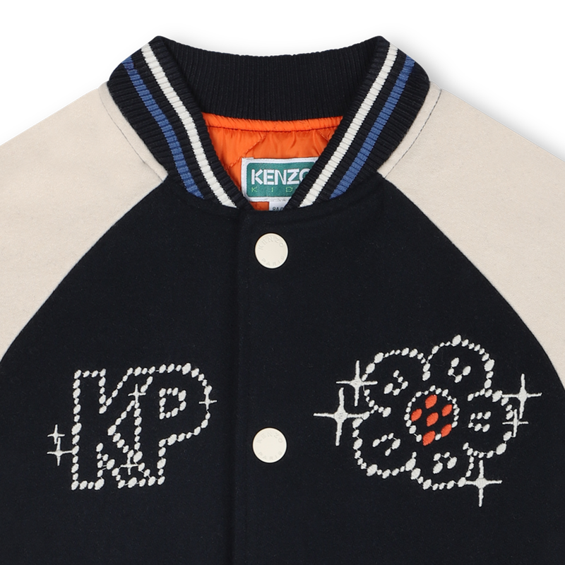 Bomberjacke mit Druckknopfverschluss KENZO KIDS 
                        GIRL