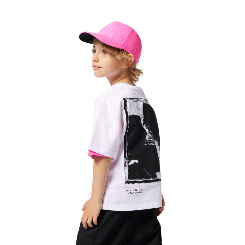 Verstellbares Baumwoll-Cap MARC JACOBS 
                        GIRL