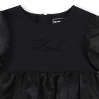 Kurz&auml;rmeliges Kleid KARL LAGERFELD KIDS 
                    GIRL